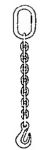 Technical drawing of Southwest Wire Rope Sling Hooks Type SOG